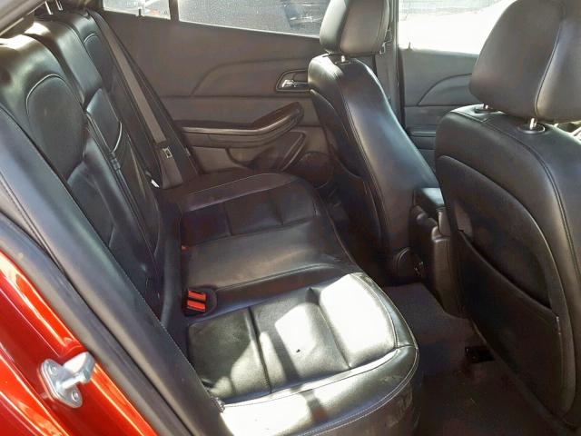 1G11H5SA8DF160610 - 2013 CHEVROLET MALIBU LTZ წითელი ფოტო 6