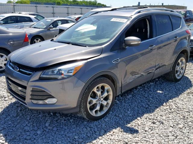 1FMCU0J99DUC68392 - 2013 FORD ESCAPE TIT GRAY photo 2