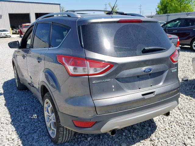 1FMCU0J99DUC68392 - 2013 FORD ESCAPE TIT GRAY photo 3