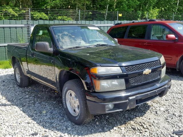 1GCCS148758198162 - 2005 CHEVROLET COLORADO BLACK photo 1