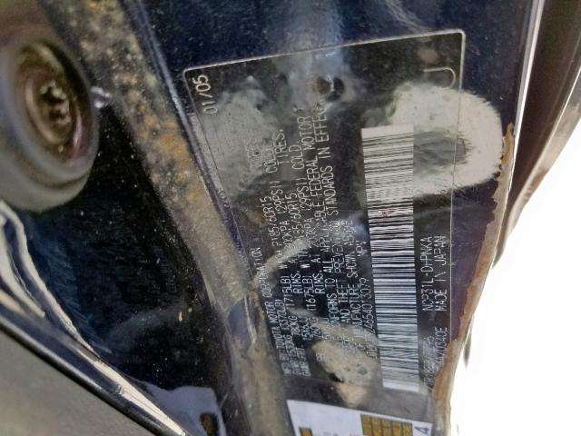 JTLKT324654013079 - 2005 TOYOTA SCION XB 蓝色 照片 10