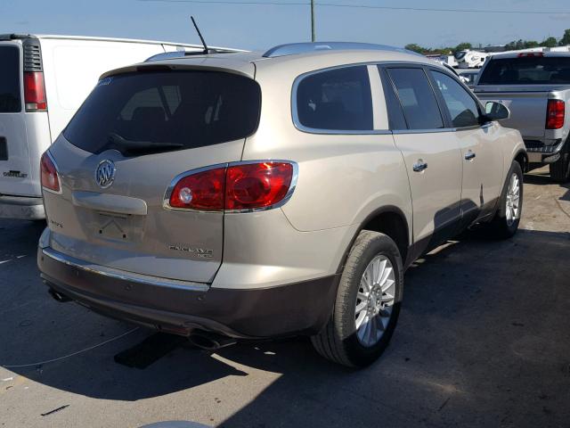 5GALRBED0AJ257277 - 2010 BUICK ENCLAVE CX GOLD photo 4