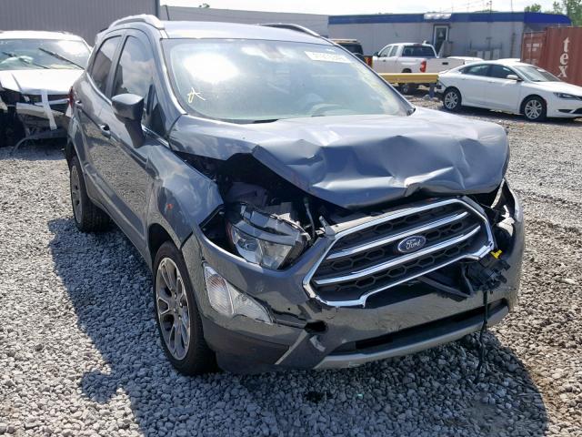 MAJ6P1WL2JC182268 - 2018 FORD ECOSPORT T GRAY photo 1