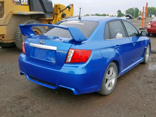 JF1GV7F62BG525579 - 2011 SUBARU IMPREZA WR BLUE photo 4