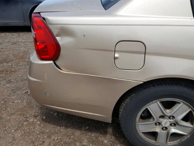 1G1ZT52844F233633 - 2004 CHEVROLET MALIBU LS თაფლისფერი ფოტო 9