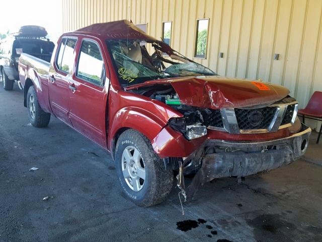 1N6AD09W88C449885 - 2008 NISSAN FRONTIER C RED photo 1