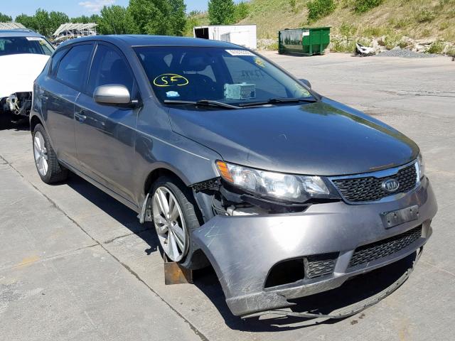 KNAFW5A34C5624256 - 2012 KIA FORTE SX CHARCOAL photo 1