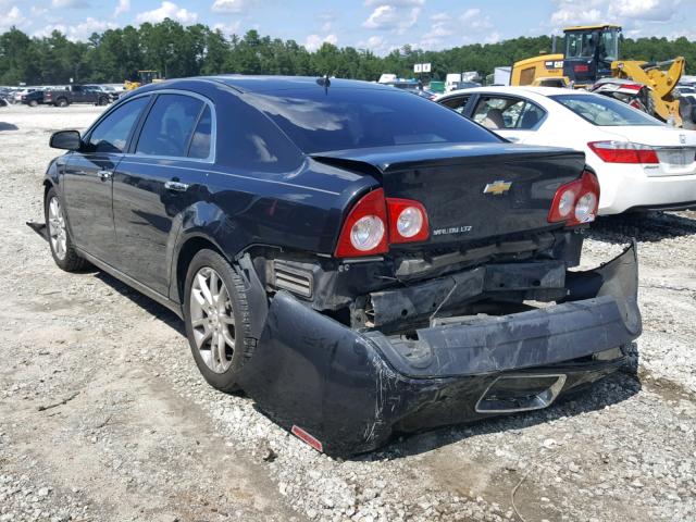 1G1ZE5E78BF137076 - 2011 CHEVROLET MALIBU LTZ შავი ფოტო 3