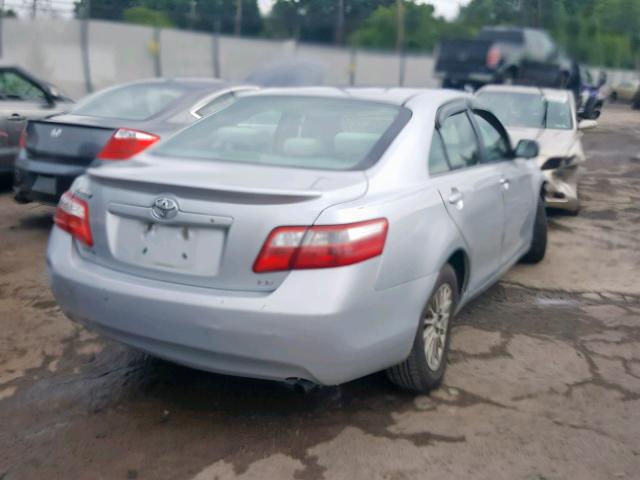 4T1BE46K17U116378 - 2007 TOYOTA CAMRY NEW SILVER photo 4