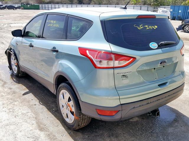 1FMCU0F78DUA13207 - 2013 FORD ESCAPE S BLUE photo 3