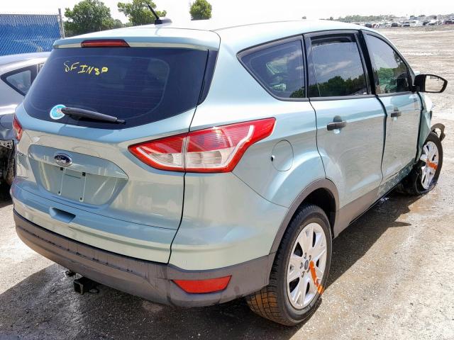 1FMCU0F78DUA13207 - 2013 FORD ESCAPE S BLUE photo 4