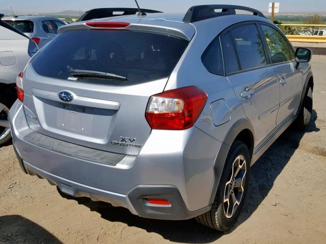 JF2GPACC3DG831013 - 2013 SUBARU XV CROSSTR SILVER photo 4