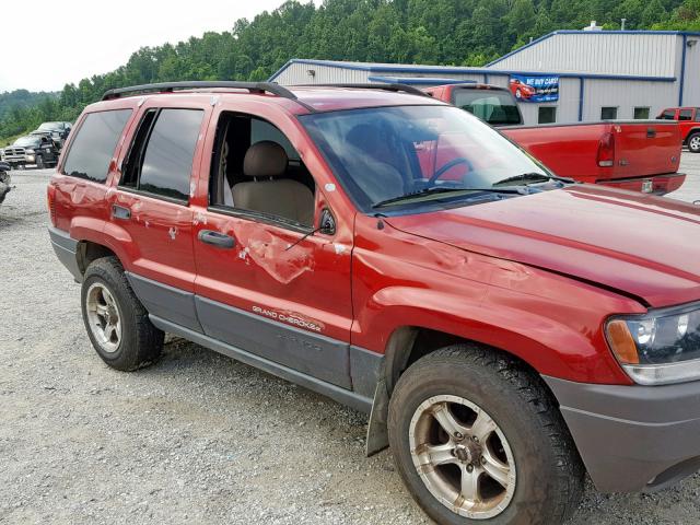 1J4GW48S14C281539 - 2004 JEEP GRAND CHER RED photo 9