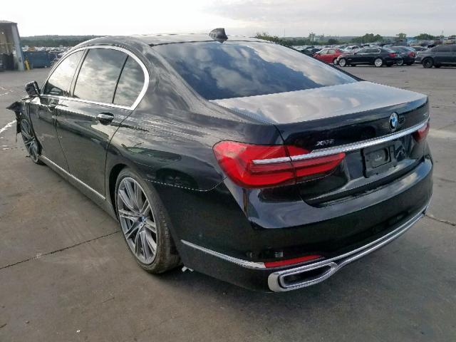 WBA7F2C52GG415190 - 2016 BMW 750 XI BLACK photo 3