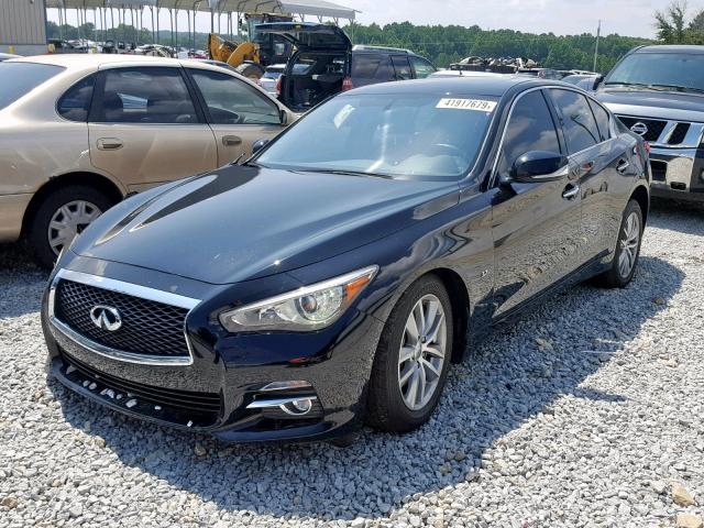 JN1BV7AP4FM338150 - 2015 INFINITI Q50 BASE BLACK photo 2