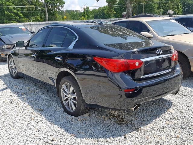 JN1BV7AP4FM338150 - 2015 INFINITI Q50 BASE BLACK photo 3