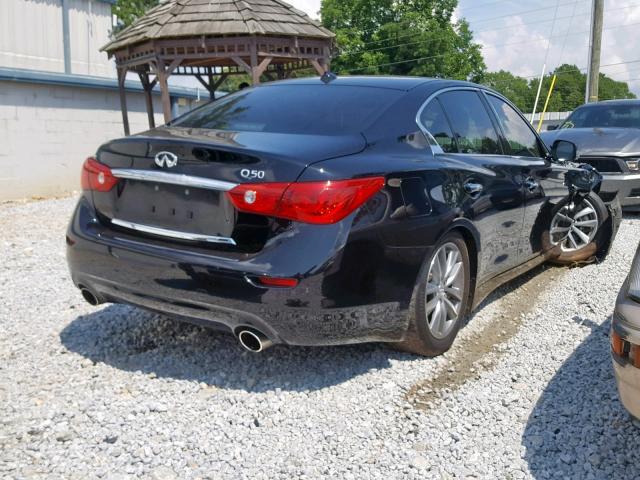 JN1BV7AP4FM338150 - 2015 INFINITI Q50 BASE BLACK photo 4