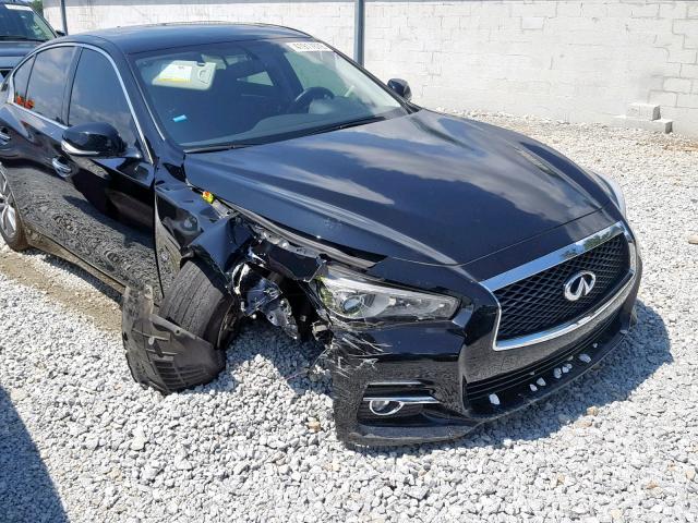 JN1BV7AP4FM338150 - 2015 INFINITI Q50 BASE BLACK photo 9