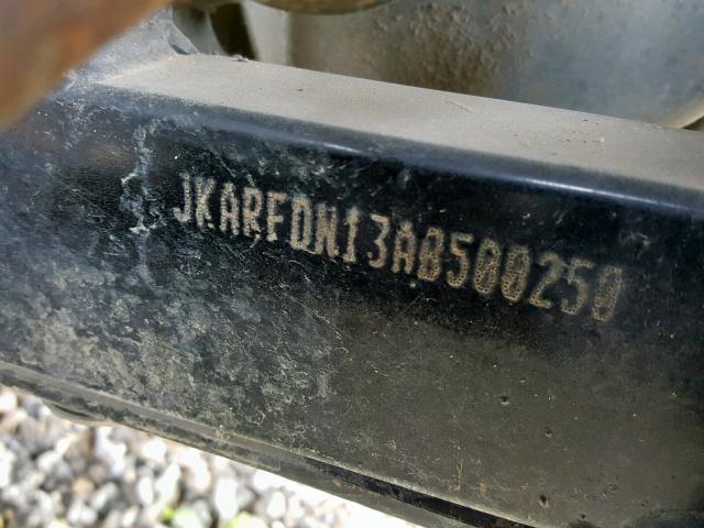 JKARFDN13AB500250 - 2010 KAWASAKI KRF-750 N BLACK photo 10