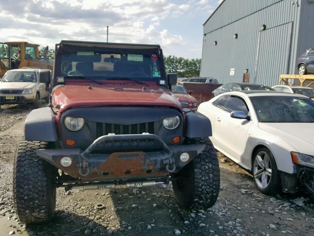 1C4AJWAG4CL201659 - 2012 JEEP WRANGLER S ბურგუნდია ფოტო 9