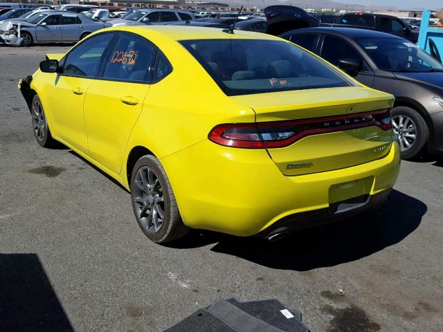 1C3CDFBA2DD107421 - 2013 DODGE DART SXT GREEN photo 3