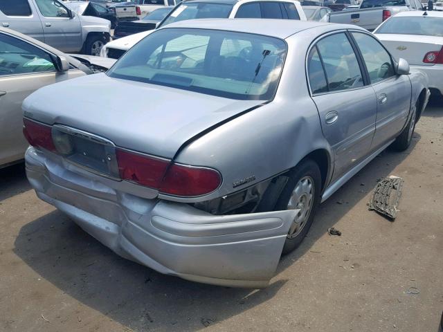 1G4HP54K114277883 - 2001 BUICK LESABRE CU SILVER photo 4