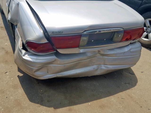 1G4HP54K114277883 - 2001 BUICK LESABRE CU SILVER photo 9