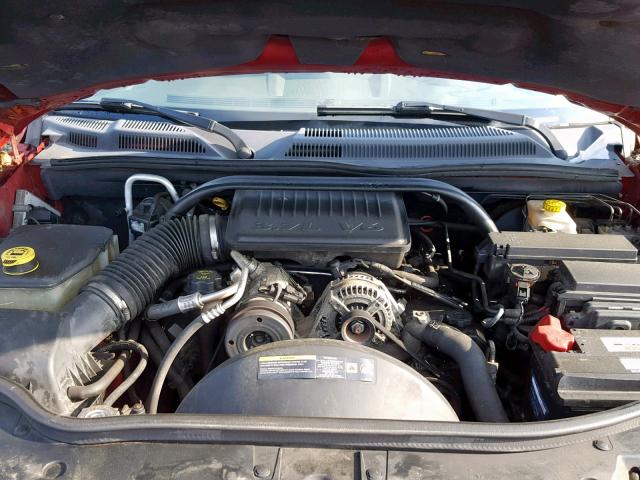 1J8HG48K16C272360 - 2006 JEEP COMMANDER RED photo 7