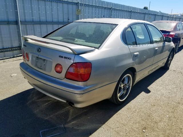 JT8BD68S4Y0102885 - 2000 LEXUS GS 300 SILVER photo 4