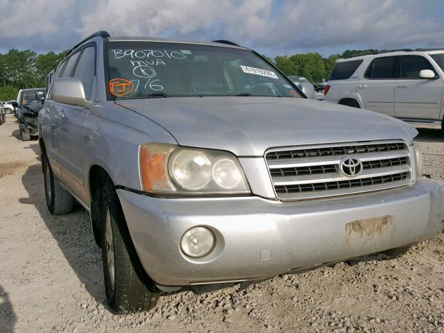 JTEGF21A220065043 - 2002 TOYOTA HIGHLANDER SILVER photo 1