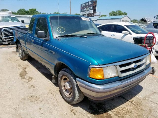 1FTCR14A4VTA08443 - 1997 FORD RANGER SUP GREEN photo 1