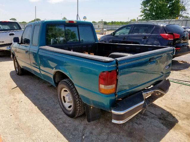 1FTCR14A4VTA08443 - 1997 FORD RANGER SUP GREEN photo 3