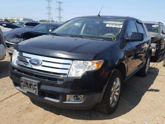 2FMDK38C99BA33713 - 2009 FORD EDGE SEL BLACK photo 2