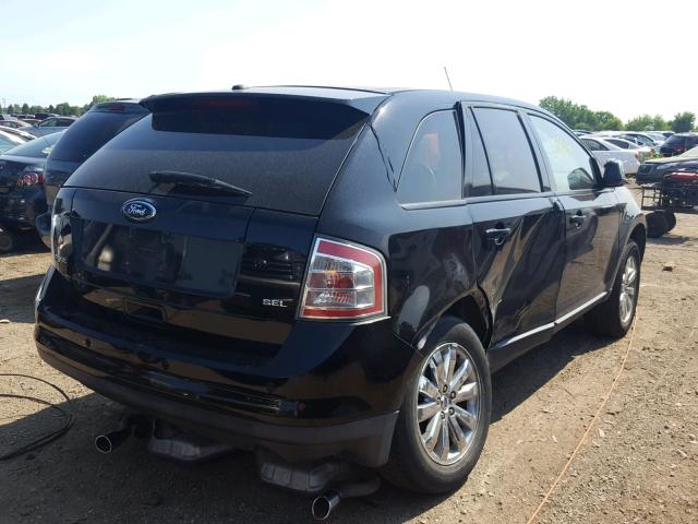 2FMDK38C99BA33713 - 2009 FORD EDGE SEL BLACK photo 4