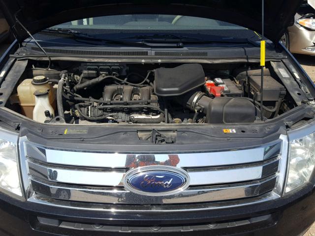 2FMDK38C99BA33713 - 2009 FORD EDGE SEL BLACK photo 7