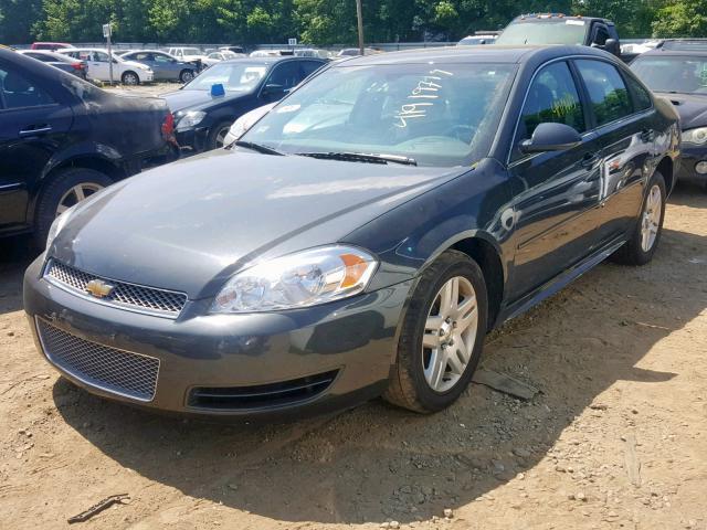 2G1WB5E33G1189271 - 2016 CHEVROLET IMPALA LIM GRAY photo 2