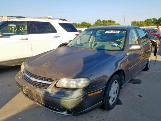 1G1NE52J016234396 - 2001 CHEVROLET MALIBU LS BROWN photo 2