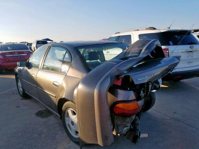 1G1NE52J016234396 - 2001 CHEVROLET MALIBU LS BROWN photo 3