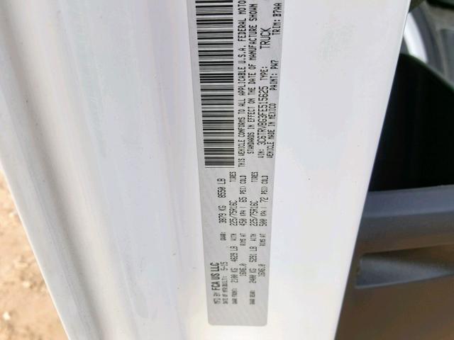 3C6TRVBG3FE515625 - 2015 RAM PROMASTER 白色 照片 10