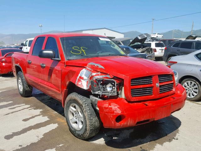 1D7HW48J96S545705 - 2006 DODGE DAKOTA QUA RED photo 1