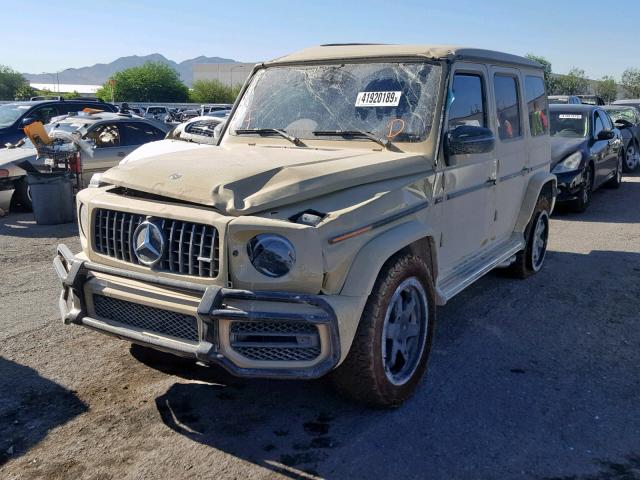 WDCYC7HJ7KX320209 - 2019 MERCEDES-BENZ G 63 AMG TAN photo 2