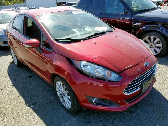 3FADP4BJ2EM139602 - 2014 FORD FIESTA SE RED photo 1