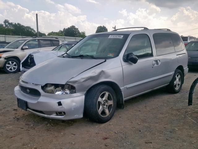 4N2XN11T7YD841460 - 2000 NISSAN QUEST SE SILVER photo 9