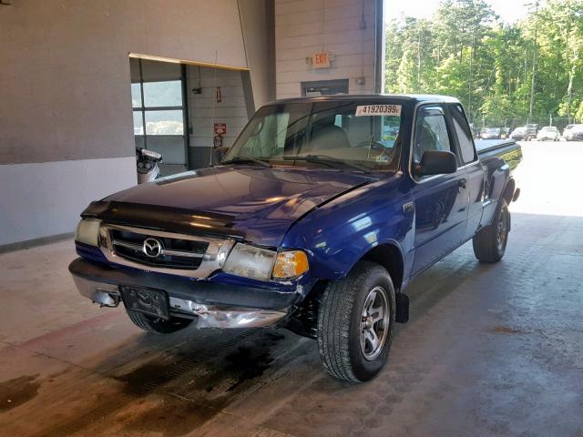 4F4YR46V13TM07760 - 2003 MAZDA B3000 CAB BLUE photo 2