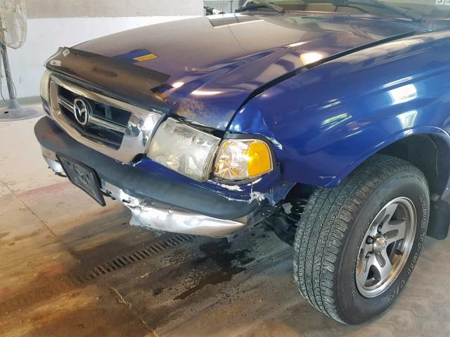 4F4YR46V13TM07760 - 2003 MAZDA B3000 CAB BLUE photo 9