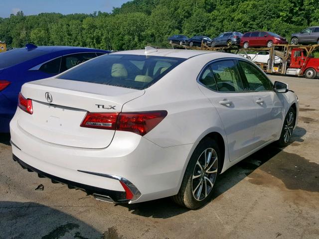 19UUB2F37KA004909 - 2019 ACURA TLX WHITE photo 4