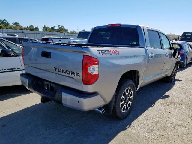 5TFHY5F17HX638466 - 2017 TOYOTA TUNDRA CRE SILVER photo 4