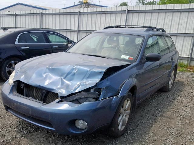 4S4BP61C967341344 - 2006 SUBARU LEGACY OUT BLUE photo 2