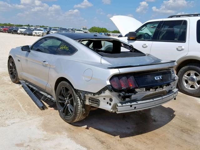 1FA6P8CF7G5227175 - 2016 FORD MUSTANG GT SILVER photo 3