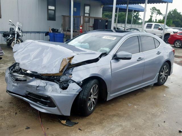 19UUB1F51FA016507 - 2015 ACURA TLX TECH SILVER photo 2